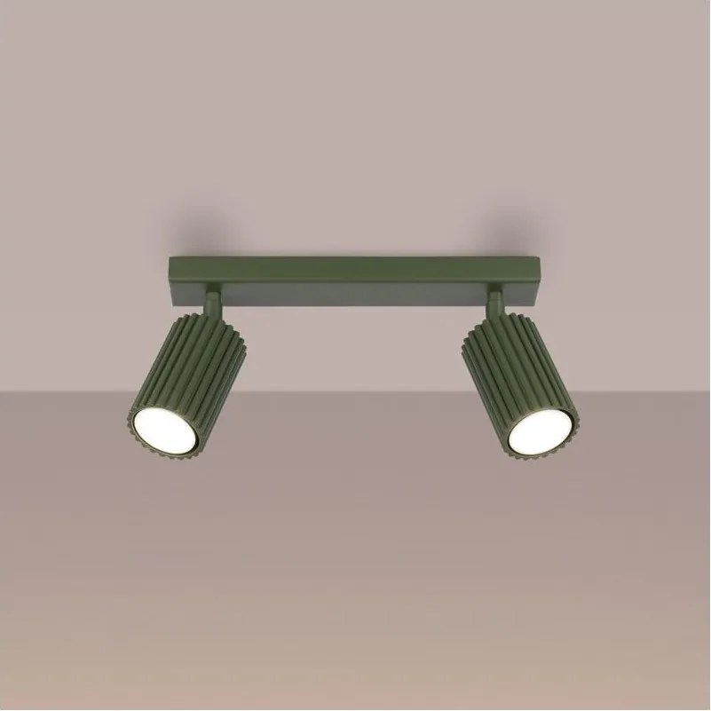 Brilagi - Faretto CRESTO 2xGU10/10W/230V verde