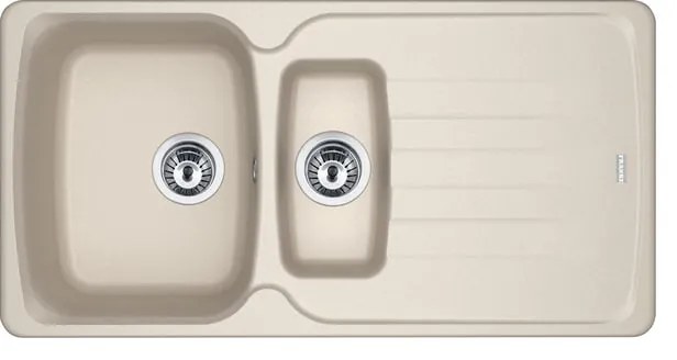 Lavello 1.5 vasche in fragranite sabbia FRANKE L 97 x L 50 cm