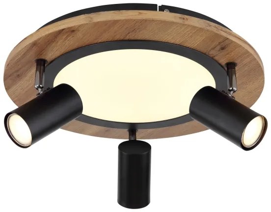 Globo 67307D - Faretto LED KASSU 3xGU10/5W + LED/15W/230V