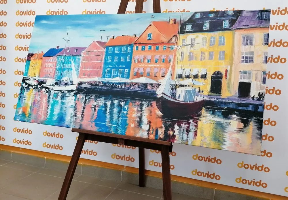 Quadro su tela – Dipinto a olio di Venezia