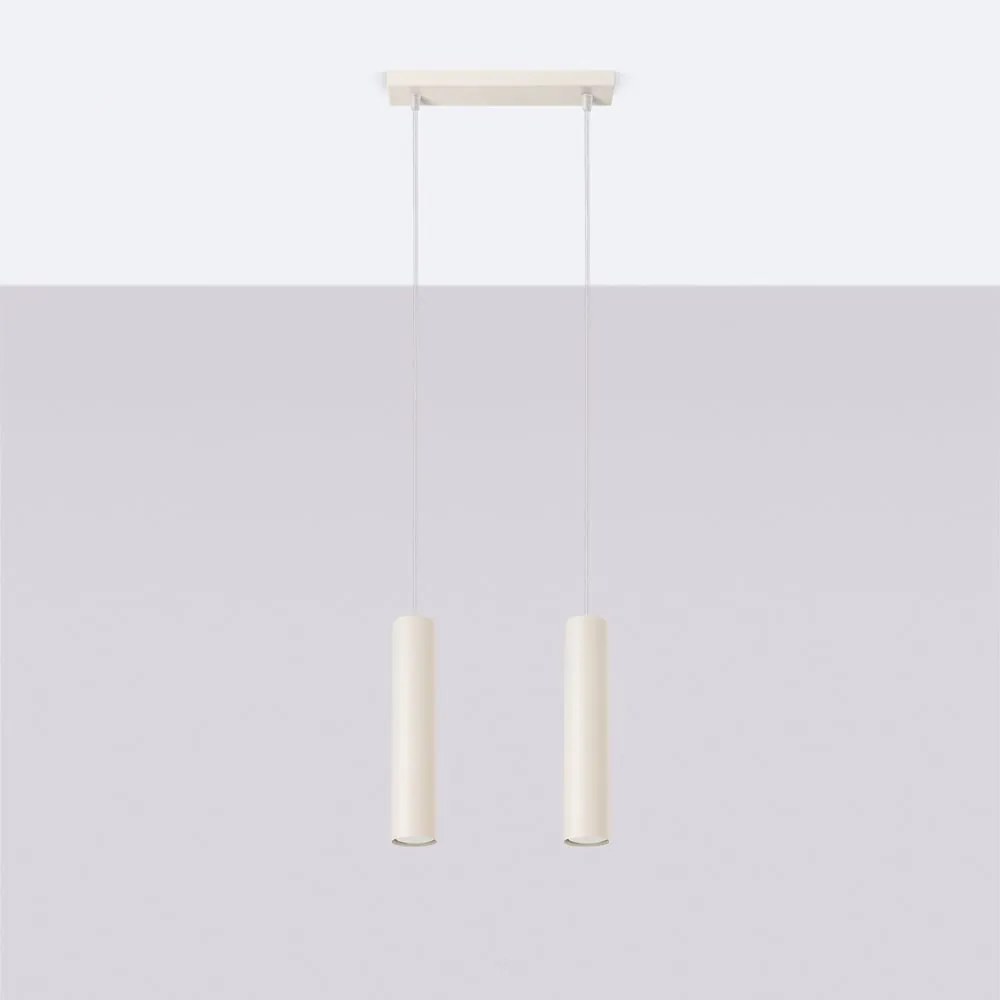 Lampadario color crema Castro – Sollux