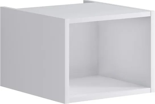 Pensile bagno Brera laccato lucido bianco P 45.3 x L 39.9 x H 30 cm