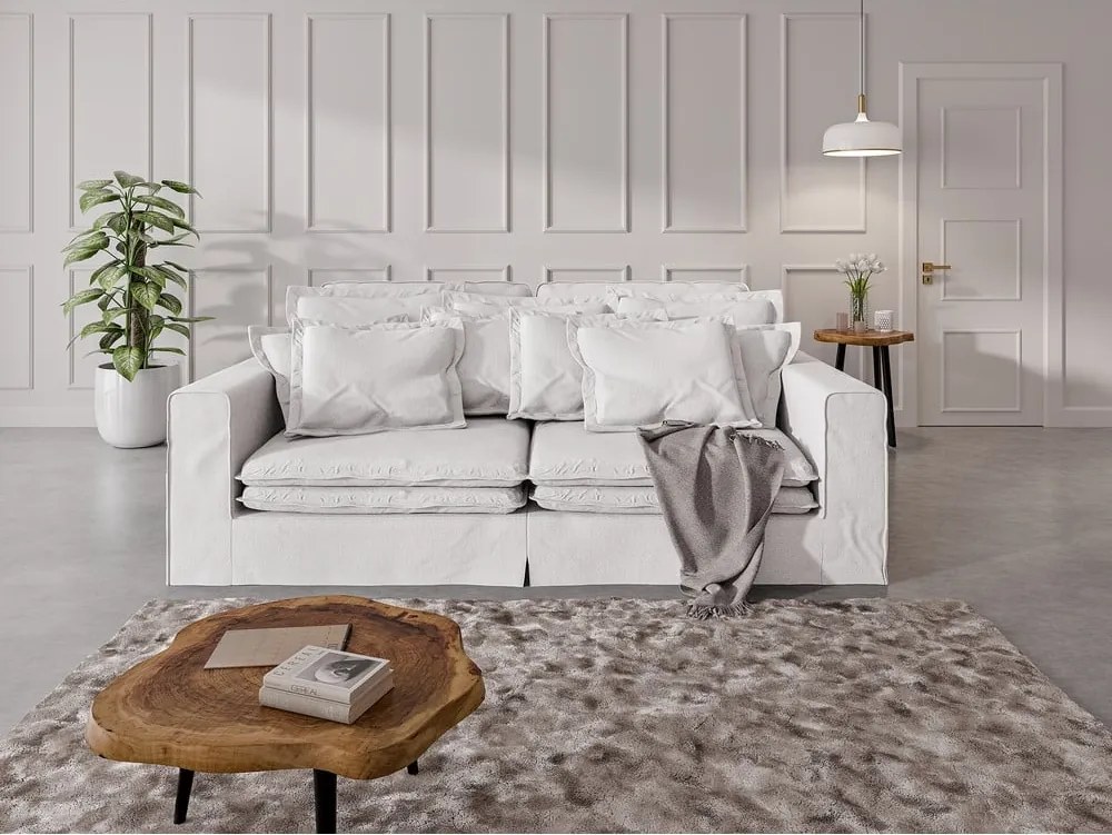 Divano bianco 236 cm Nora – Ropez