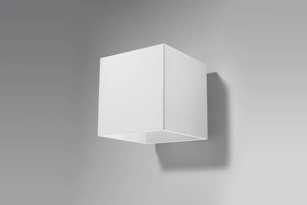 Applique da Parete in Alluminio  QUAD 1 G9 Bianca da Interno