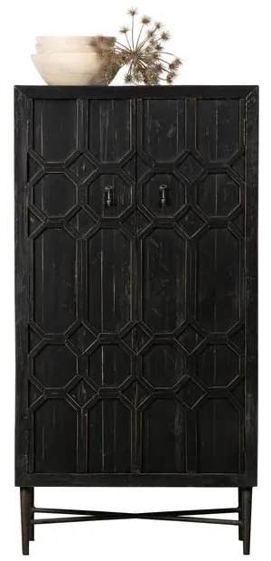 Mobile in legno riciclato nero 75x143 cm Bequest - BePureHome