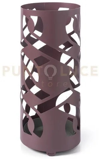 Portaombrelli looma viola ametista in ferro  20x50h cm