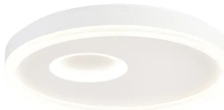 Plafoniera LED ACRYL Ø 40 cm bianco IP20 cct da bianco caldo a bianco freddo con regolazione di temperatura, 3800 lumen
