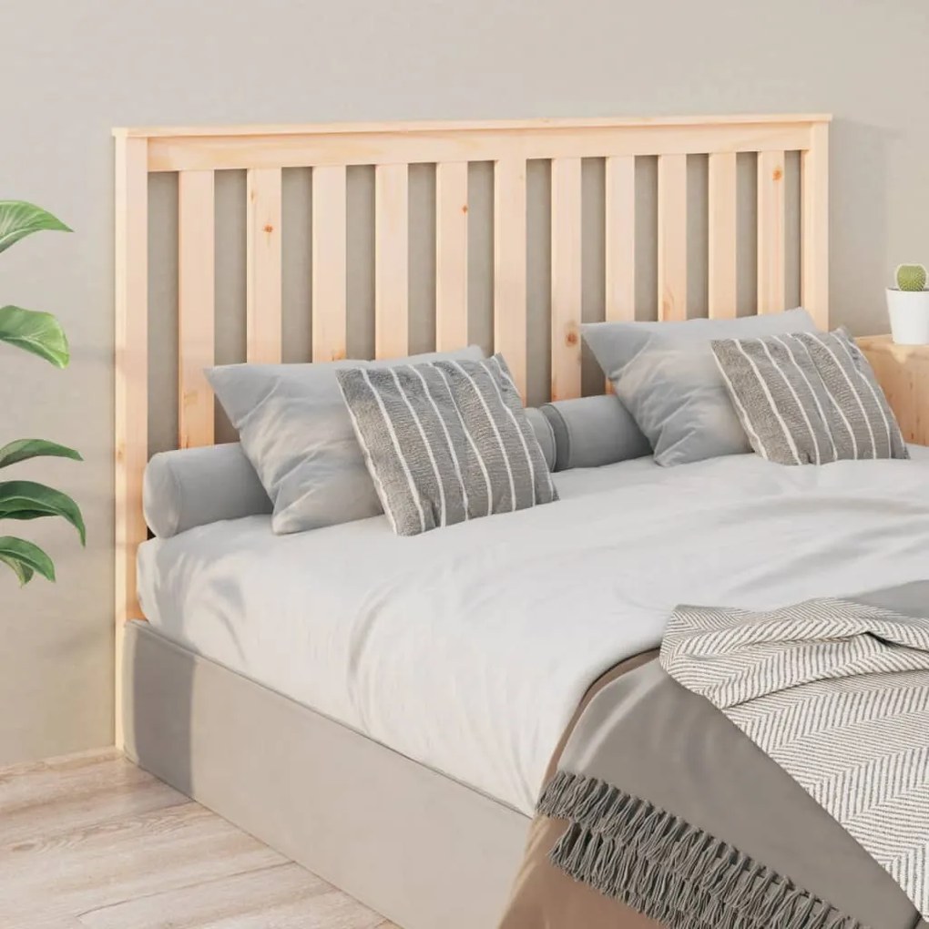 Testiera Per Letto 156x6x101 Cm İn Legno Massello Di Pino /