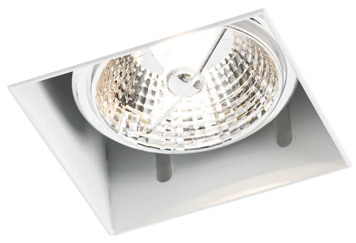 Set di 6 faretti incasso bianchi GU10 70mm senza cornice - Oneon