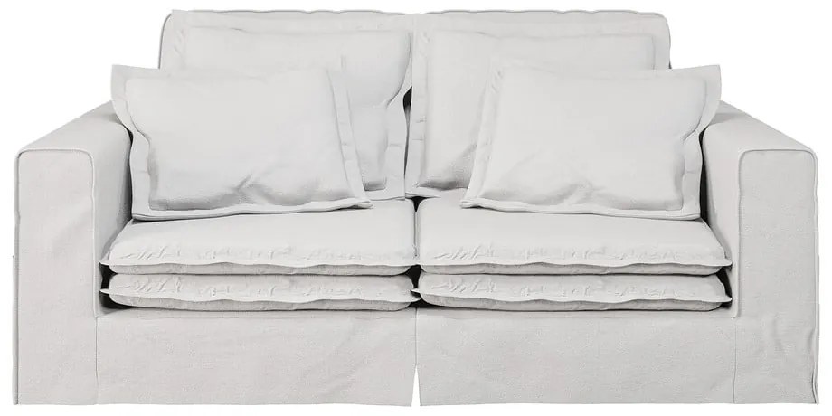 Divano bianco 196 cm Nora – Ropez