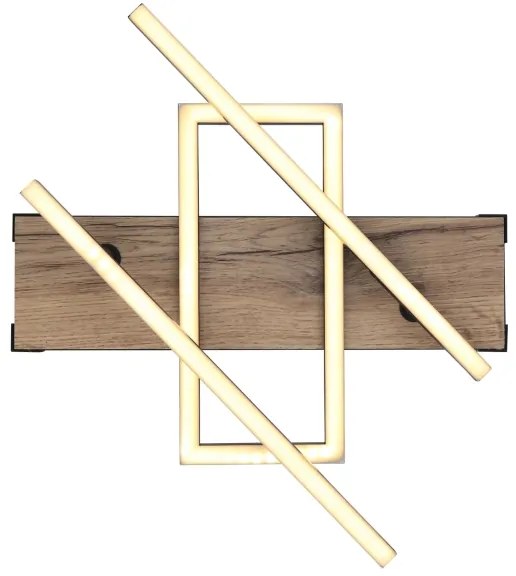 Globo 67299D2 - Plafoniera LED COLLI LED/30W/230V marrone/nero