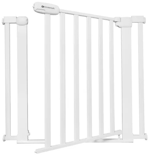 KINDERKRAFT - Barriera di sicurezza LOCK&amp;GO 75-103 cm bianco