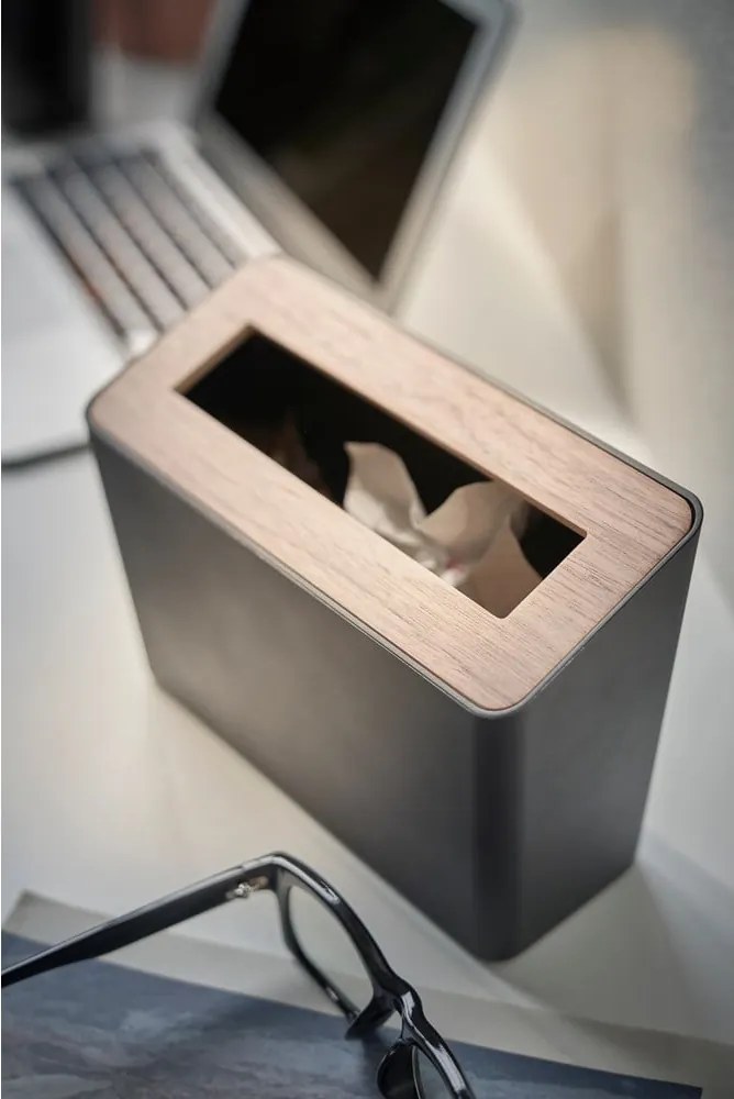 Cestino da tavolo nero Yamazaki , 2,3 l Rin - YAMAZAKI