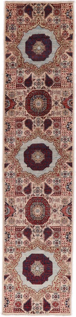 Ariana Tappeto orientale 350 x 80 (Afghanistan) Annodato A Mano