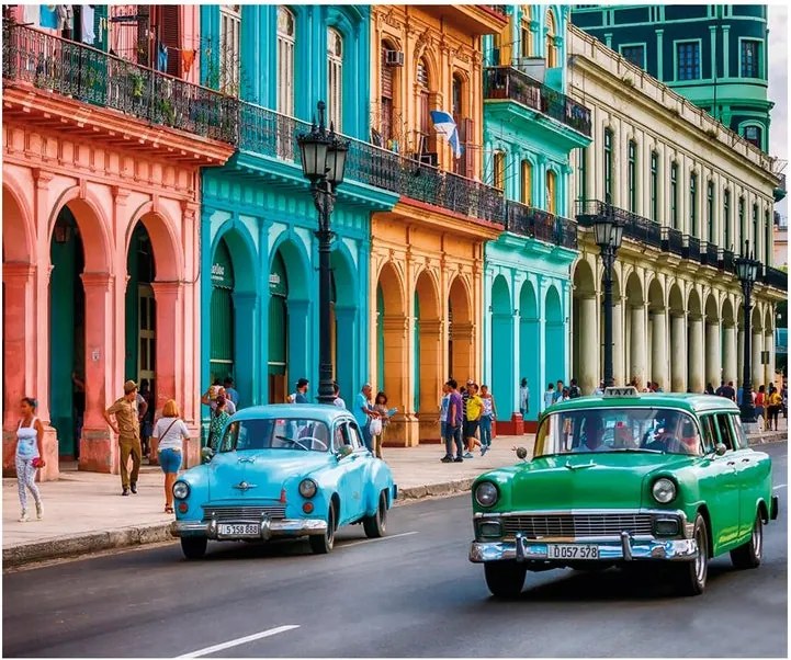 Fotomurale KOMAR Cuba, Multicolore 368X254 cm