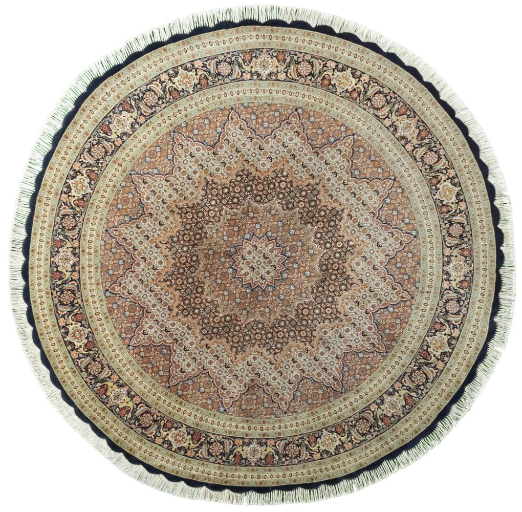 Tabriz Tappeto persiano 190x190 (Iran) Annodato A Mano