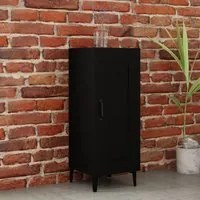 Credenza Nero 34,5x34x90 cm in Legno Multistrato 812421