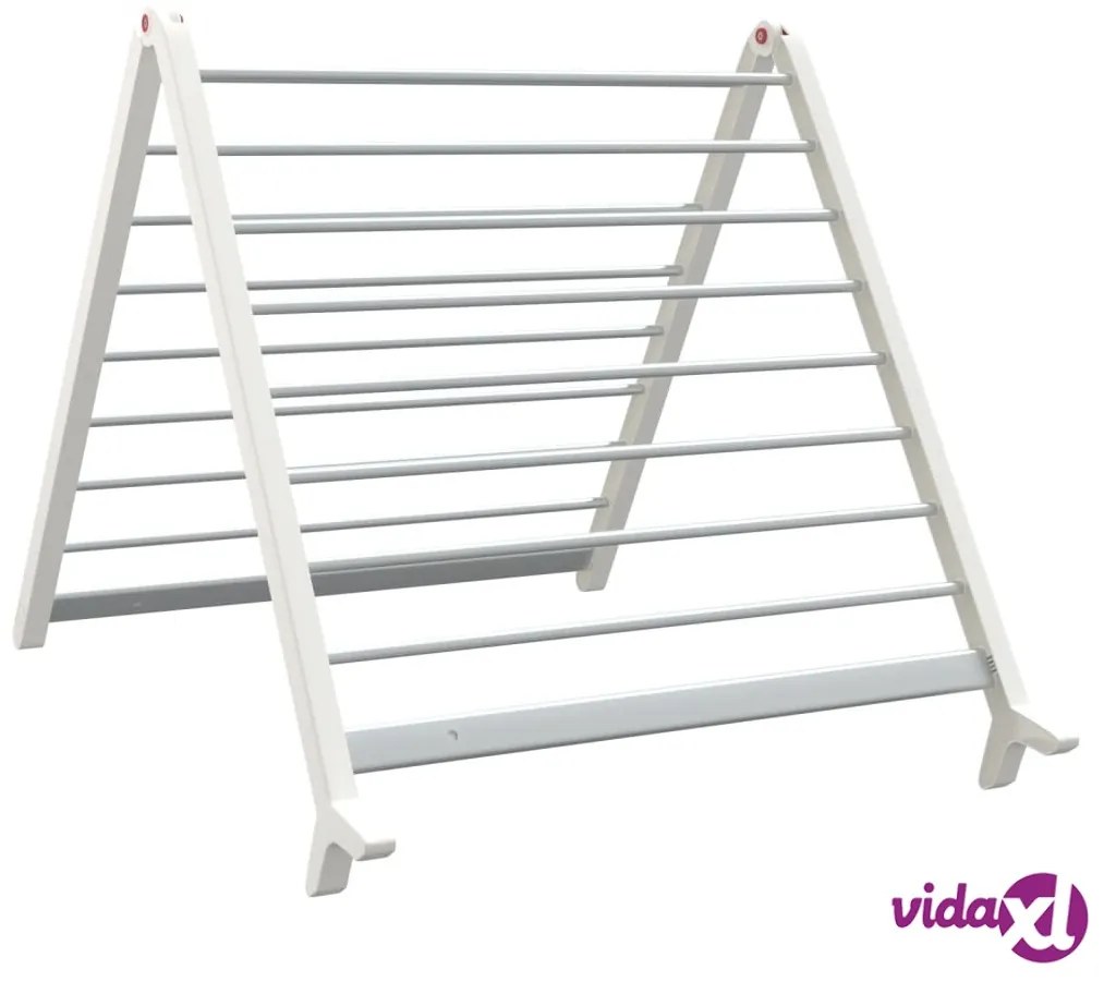 vidaXL Stendibiancheria Vasca da Bagno Estensibile 53-90 cm Alluminio