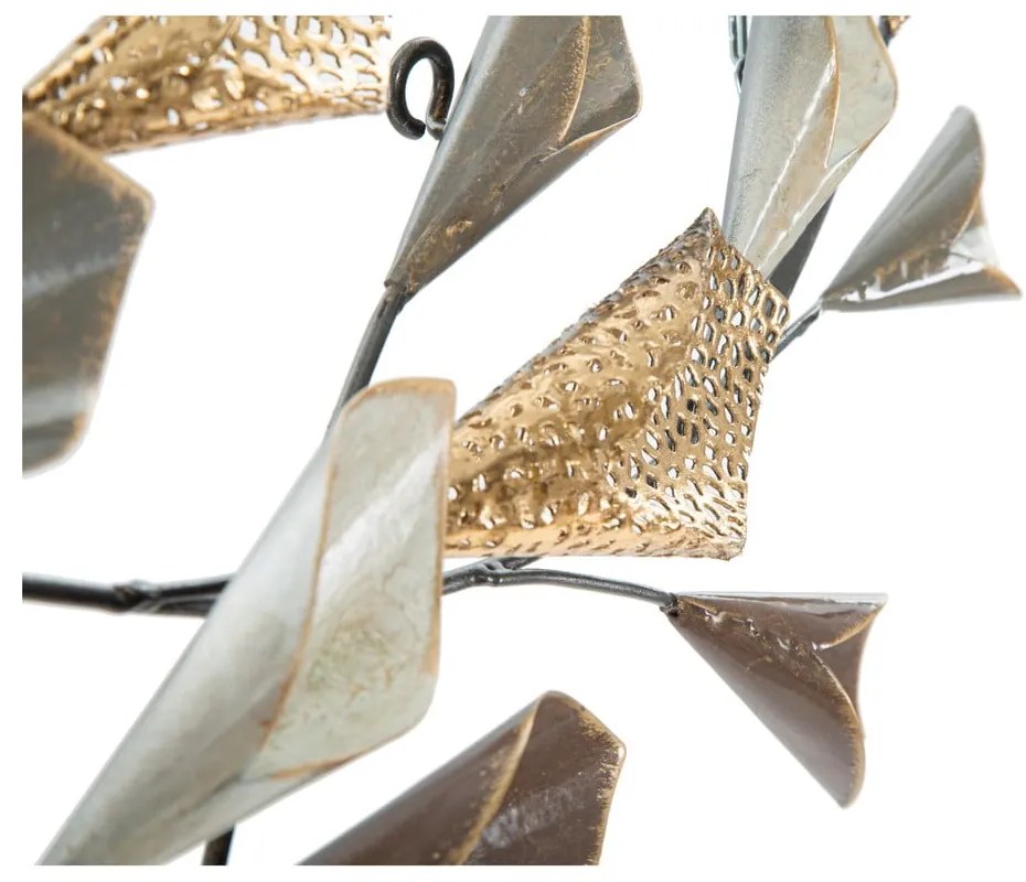 Decorazione murale bianca e marrone, larghezza 46 cm Ramo - Mauro Ferretti