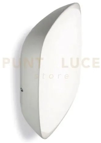 Ges091- plafoniera alluminio grigio  metallizzato ip65 a led 4000k ...