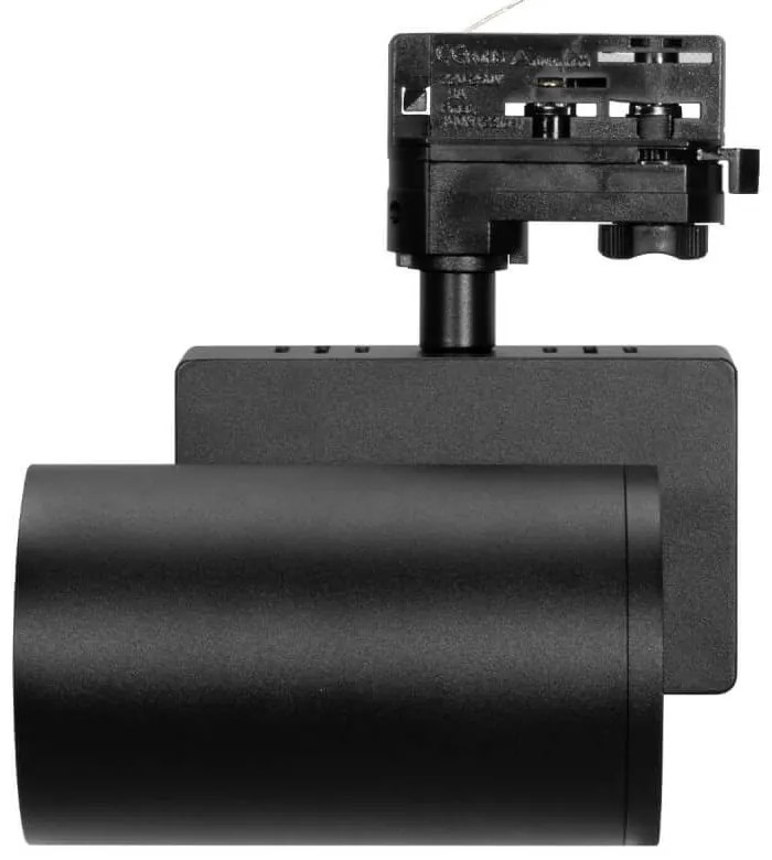 Faro LED 42W Binario Trifase CRI92, UGR13, 36°/60° con driver Philips, Nero Colore Bianco Variabile CCT