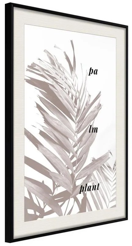 Poster Beige Palm