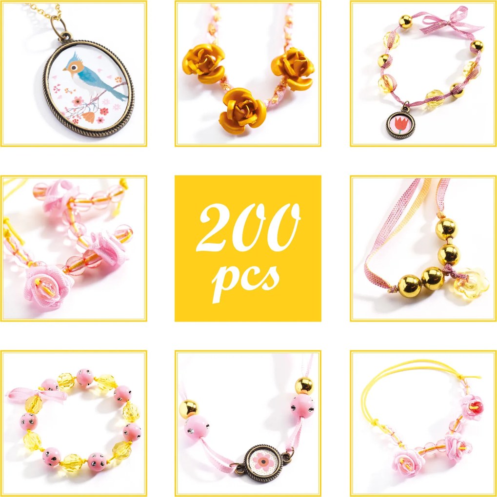 Set per fare gioielli - perle e fiori