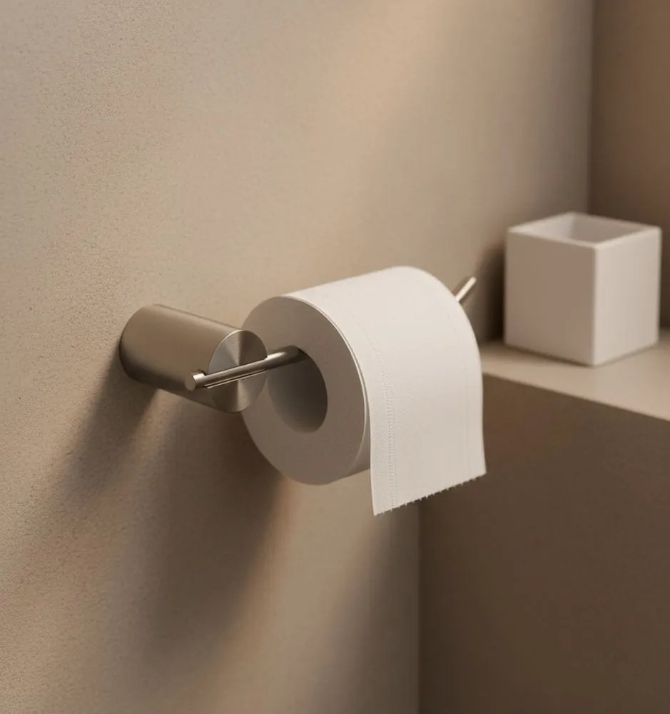 PORTA CARTA IGIENICA Tomi 5809 Brush Nickle