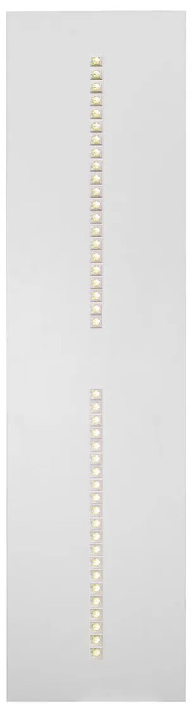 Pannello LED Sospeso 120x30 28W/36W/42W CCT CRI92 con driver Philips Colore Bianco Variabile CCT