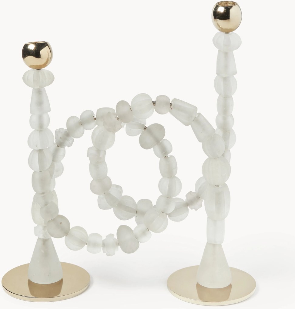 Portacandele fatto a mano Beads