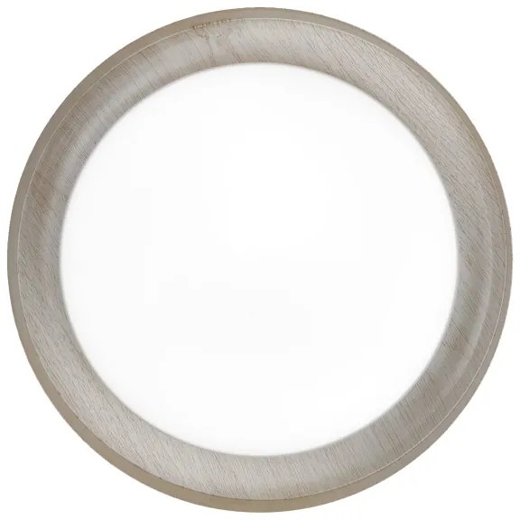 Osram - Plafoniera ORBIS MADRID 2xE27/10W/230V Ø 29 cm, finitura effetto legno