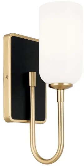 Kichler KL-SOLIA-1W-CPZB - Lampada da bagno a LED SOLIA 1xG9/3W/230V IP44, finitura oro