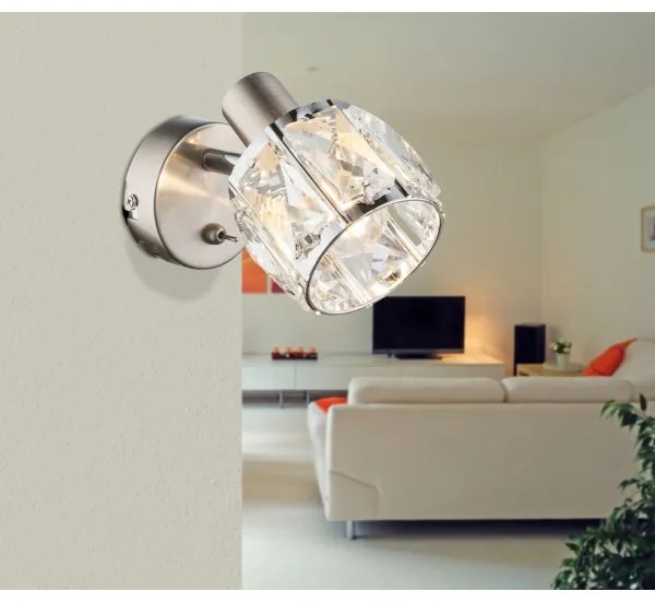 Globo 54356-1 - Luce Spot da parete KRIS 1xE14/40W/230V