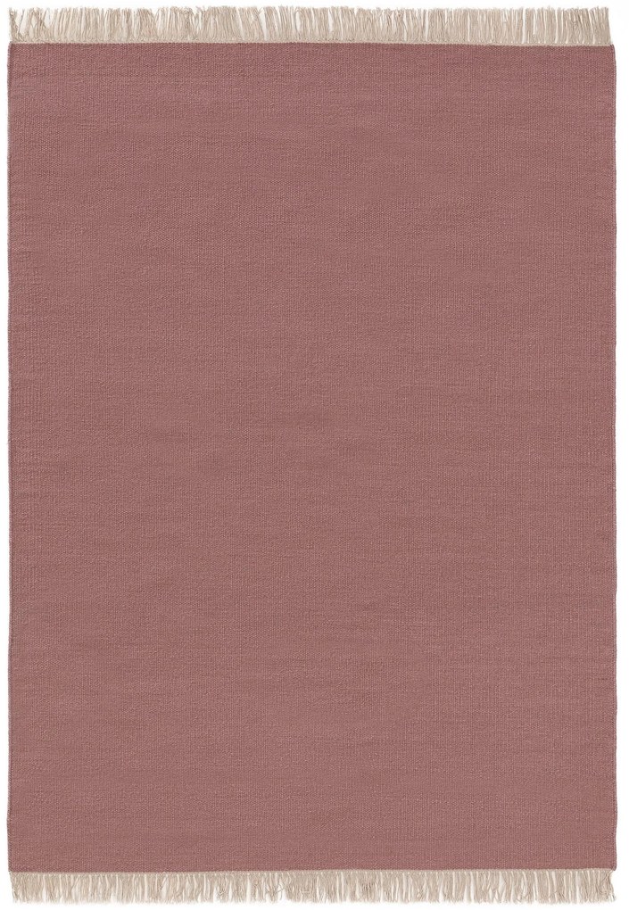 benuta Pop Tappeto di lana Liv Rosa 140x200 cm - Tappeto fibra naturale