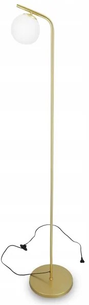 Lampada da terra 1xE27/40W/230V oro/bianco