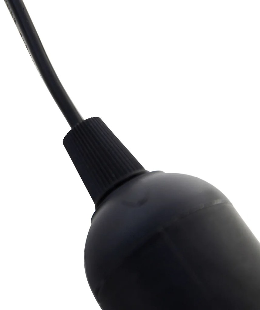 Set di 6 portalampada neri mobili incl. lampadine A60 - Move