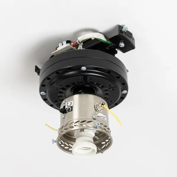 ZEVENTI - Ventilatore da soffitto GALDANA 1xE27/60W/230V grigio/bianco