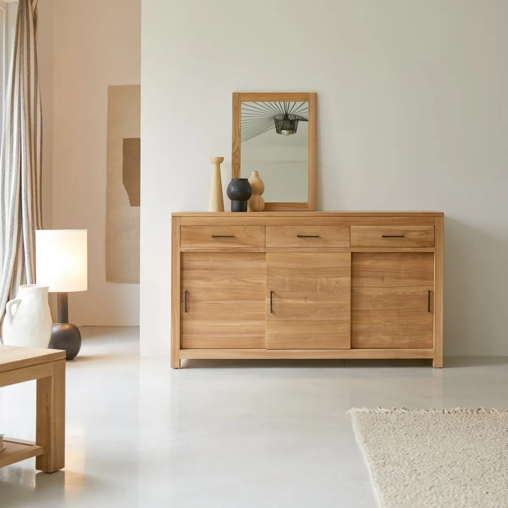 Tikamoon - Buffet credenza armadio teak tek legno massello 150cm design