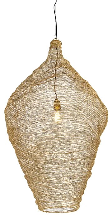 Lampada a sospensione orientale oro 60 cm - Nidum L