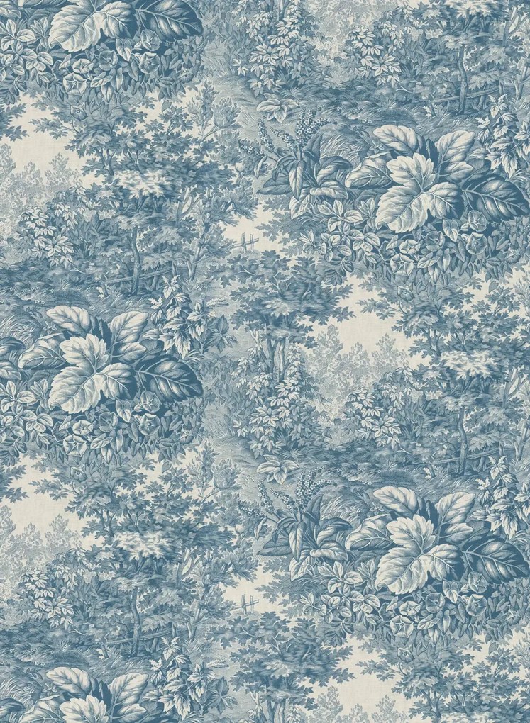 Sandberg Carta da parati panoramica Forest Toile - Blue