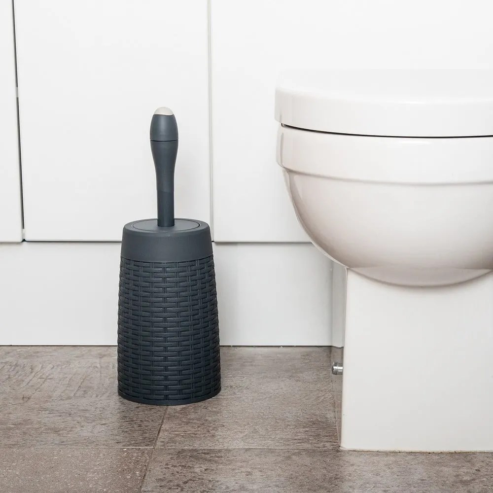 Scopino WC in plastica grigio – Addis