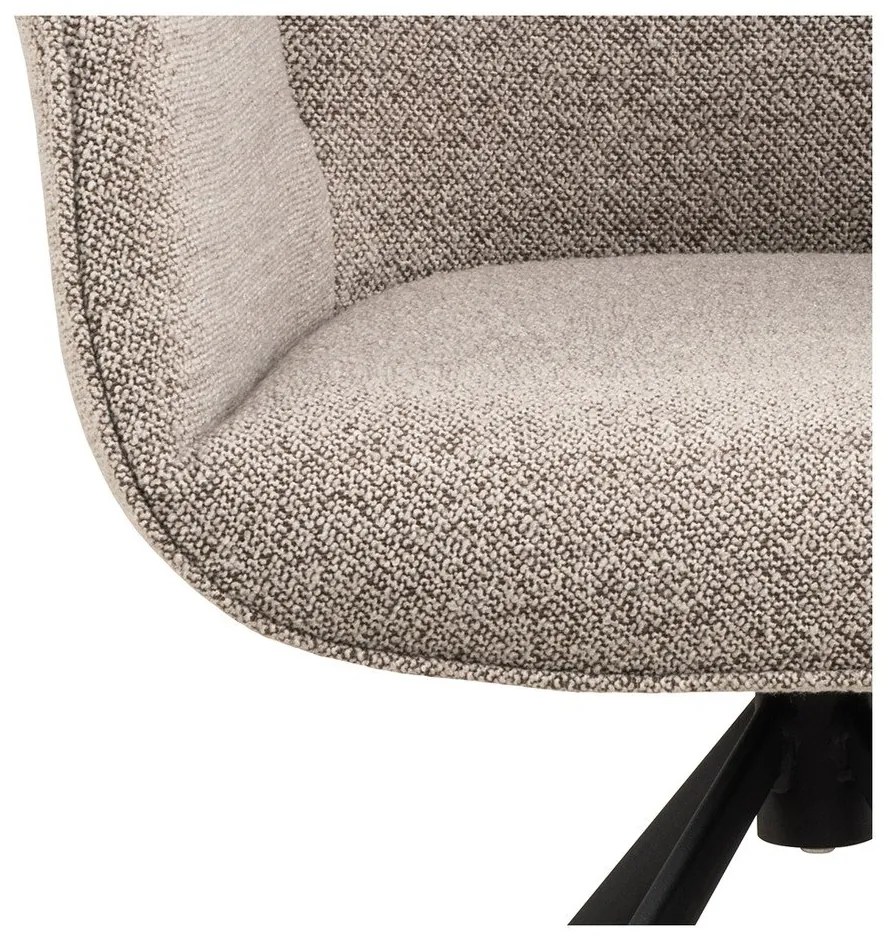 Sedia da pranzo grigio scuro in imbottito Aura – Actona