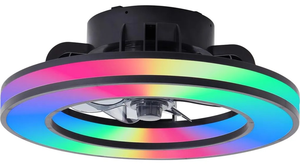 Brilliant - LED RGBW Ventilatore a soffitto dimmerabile MONDELLO LED/26W/230V + +TC