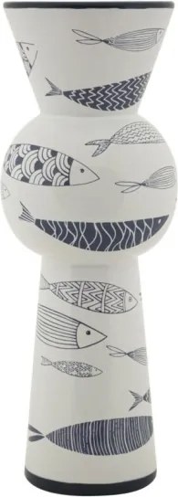 Vaso Ceramica Fish Tall Cm Ø 14X38,5