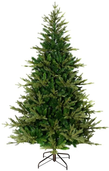 Albero di Natale artificiale Augusta verde H 240 cm x Ø 152 cm