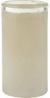 Vaso in vetro 20x10,5 cm beige