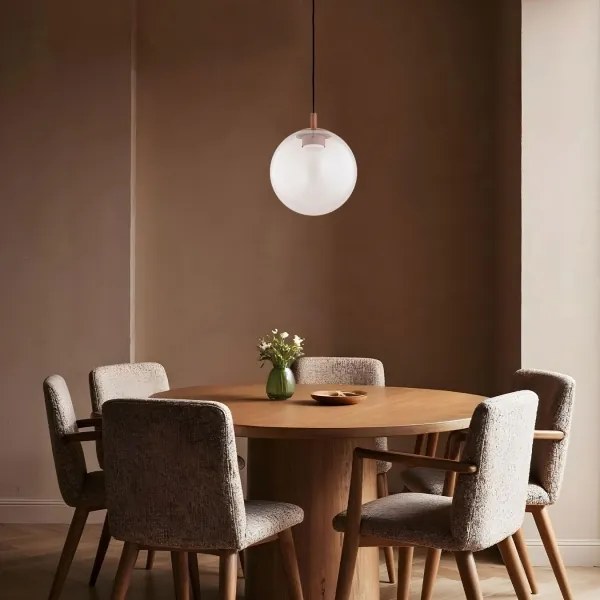 Argon 8829 - Lampadario a sospensione con filo SACRAMENTO 1xGX53/8W/230V limpido/marrone