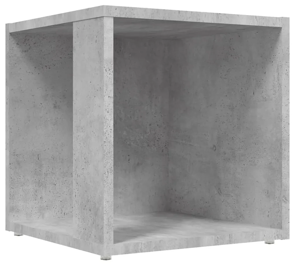 Tavolino grigio cemento 33x33x34,5 cm in truciolato