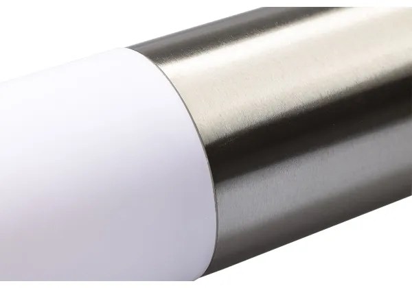 Lampada da parete esterna dimmerabile a LED LIVIA 1xE27/6W/230V IP44, finitura argento