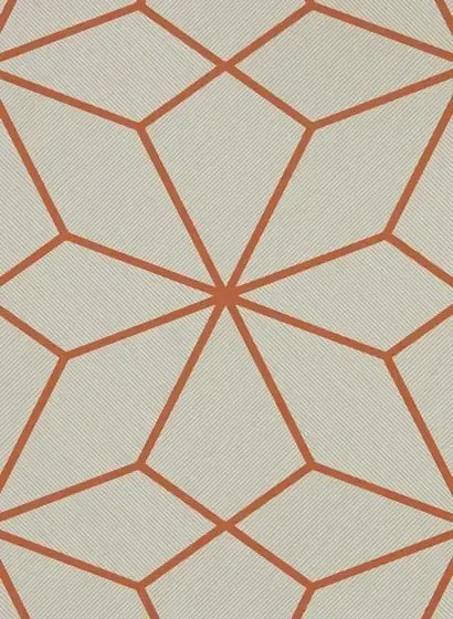 Geometrische Tapete Axal von Harlequin - Rust